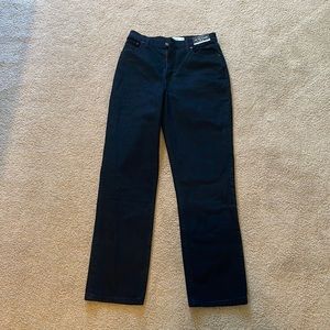 Abercrombie & Fitch ultra high rise black jeans